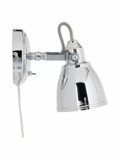 Marksl&ouml;jd Verstellbare Wandleuchte Fjallbacka mit Stecker in Chrom, T 20 x H 17 cm -Leuchten Verkaufsladen Verstellbare Wandleuchte Fjallbacka mit Stecker in Chrom 2