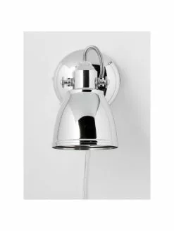 Marksl&ouml;jd Verstellbare Wandleuchte Fjallbacka mit Stecker in Chrom, T 20 x H 17 cm -Leuchten Verkaufsladen Verstellbare Wandleuchte Fjallbacka mit Stecker in Chrom 4