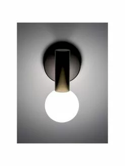 Westwing Collection Verstellbare Wandleuchte Wilson mit Glasschirm, T 22 x H 22 cm -Leuchten Verkaufsladen Verstellbare Wandleuchte Wilson mit Glasschirm 4