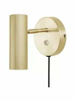 Globen Lighting Verstellbarer Wandstrahler Hubble mit Stecker in Gold, T 17 x H 15 cm -Leuchten Verkaufsladen Verstellbarer Wandstrahler Hubble mit Stecker in Gold 2