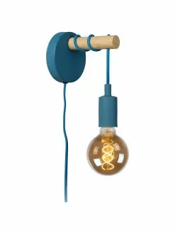 Lucide Wandleuchte Pola mit Stecker in Blau, T 16 x H 22 cmNur noch 1 Artikel verfügbar 13 Lucide Wandleuchte Pola mit Stecker in Blau, T 16 x H 22 cmNur noch 1 Artikel verfügbar -Leuchten Verkaufsladen Wandleuchte Pola mit Stecker in Blau 5