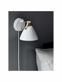 Design for the People Wandleuchte Strap mit austauschbarem Lederband und Stecker, T 21 x H 17 cm -Leuchten Verkaufsladen Wandleuchte Strap mit austauschbarem Lederband und Stecker 5