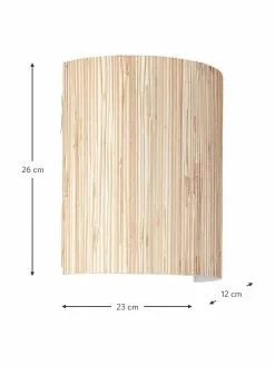 Wandleuchte Wimea aus Seegras, B 23 x T 12 cm -Leuchten Verkaufsladen Wandleuchte Wimea aus Seegras 2