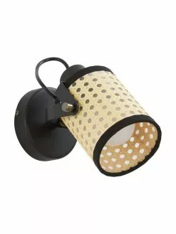 Wandstrahler Ruscomb aus Wiener Geflecht, T 21 x H 18 cm